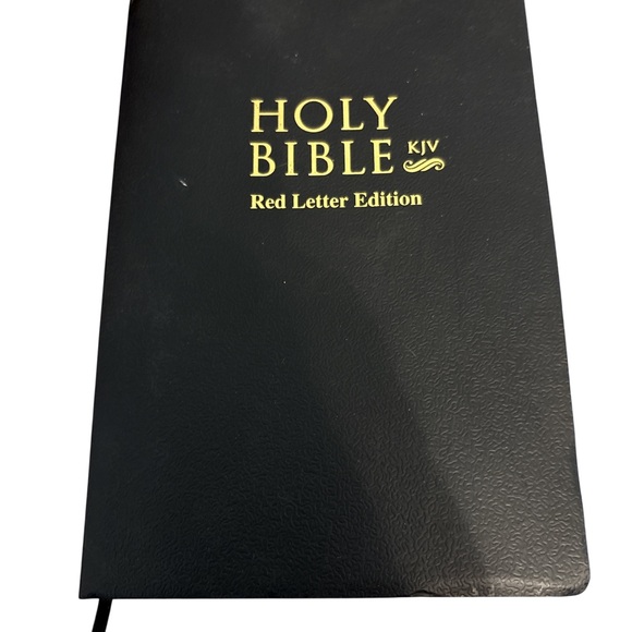 Other - HOLY BIBLE KJV Red Letter Edition - Black Cover